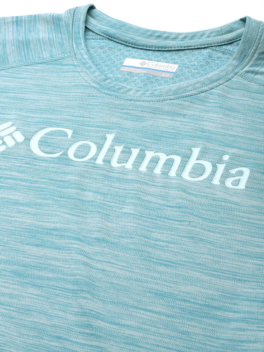 Columbia Women Blue W Zero Rules Graphic Crew T-Shirt