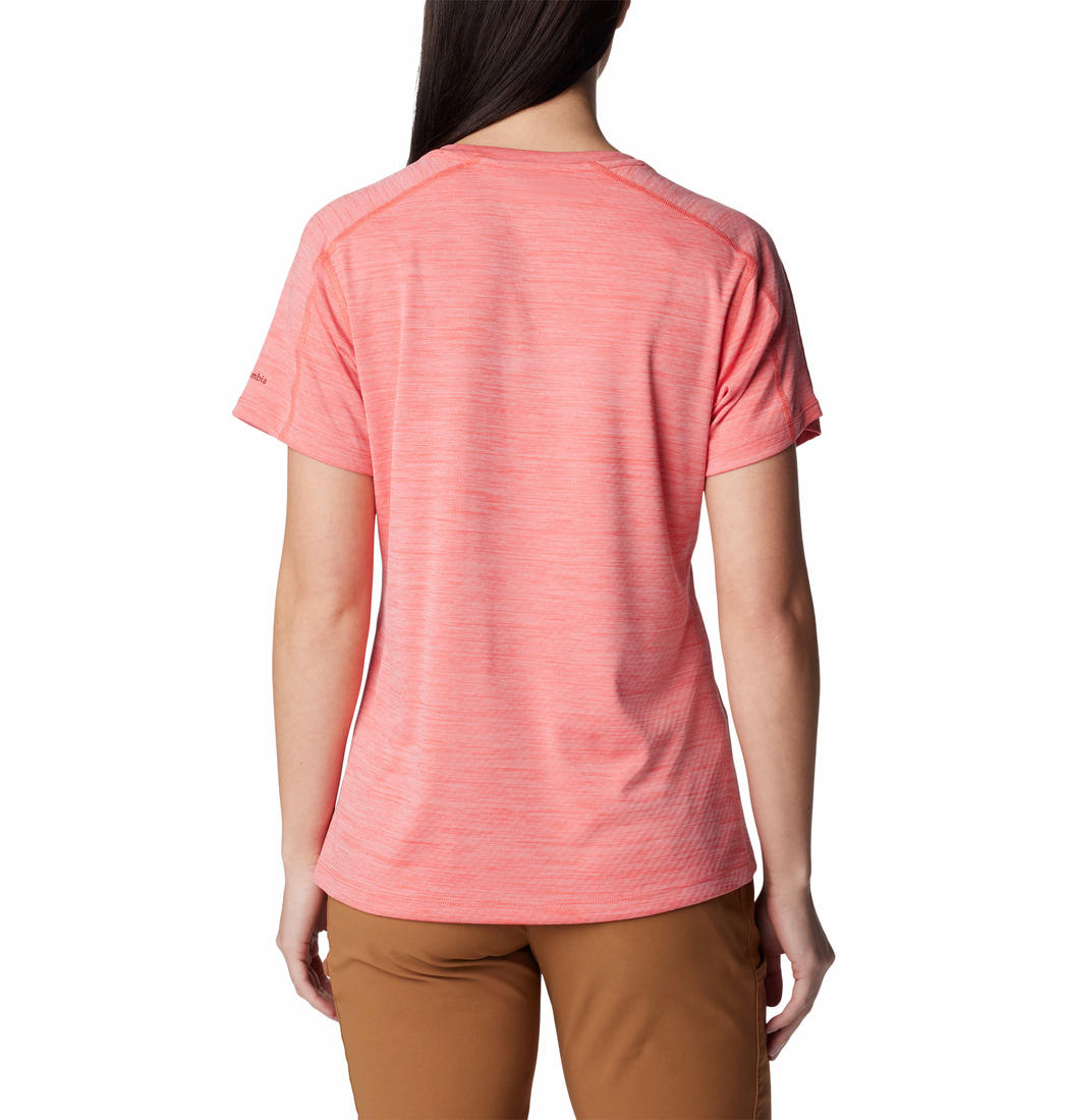 Columbia Women Red Columbia Women W Zero Rules Graphic Crew T-Shirt