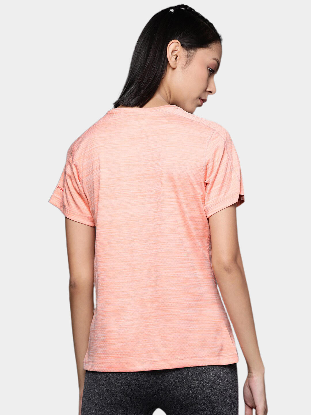 Columbia Women Peach W Zero Rules Graphic Crew T-Shirt