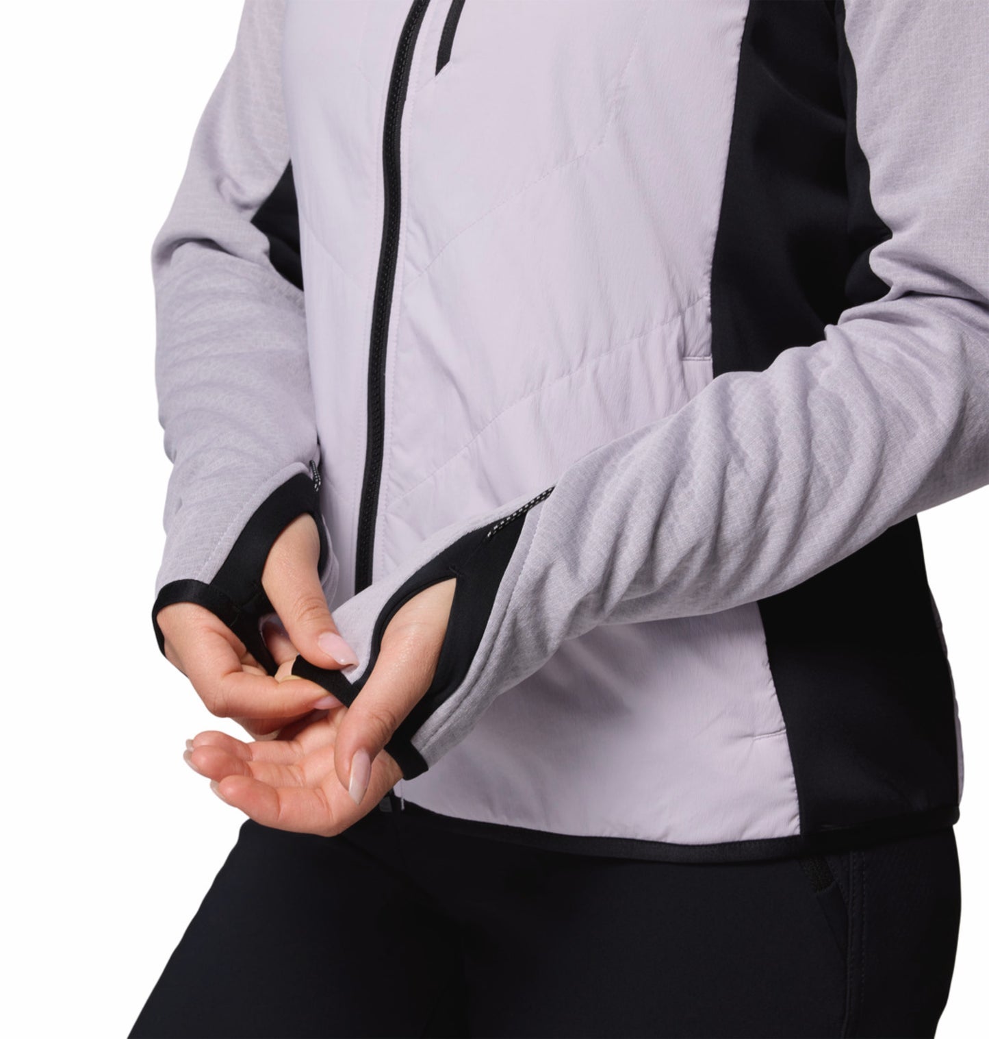 Columbia Women Purple Omni-Heat Arctic Hybrid Fleece Jacket