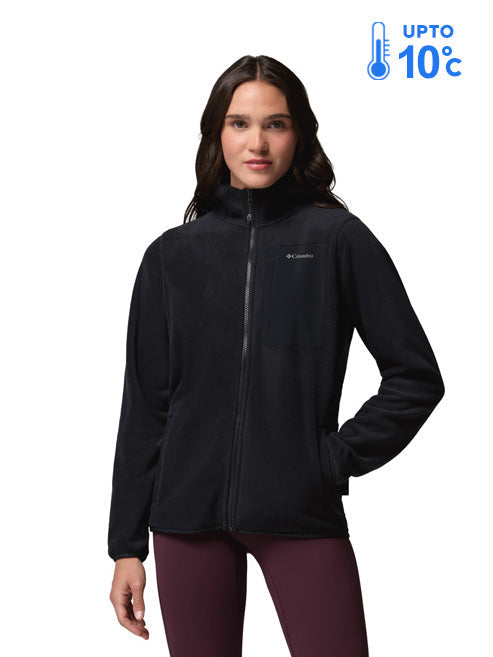 Columbia Women Black MTR Pacific Arch 200 Fleece Jacket