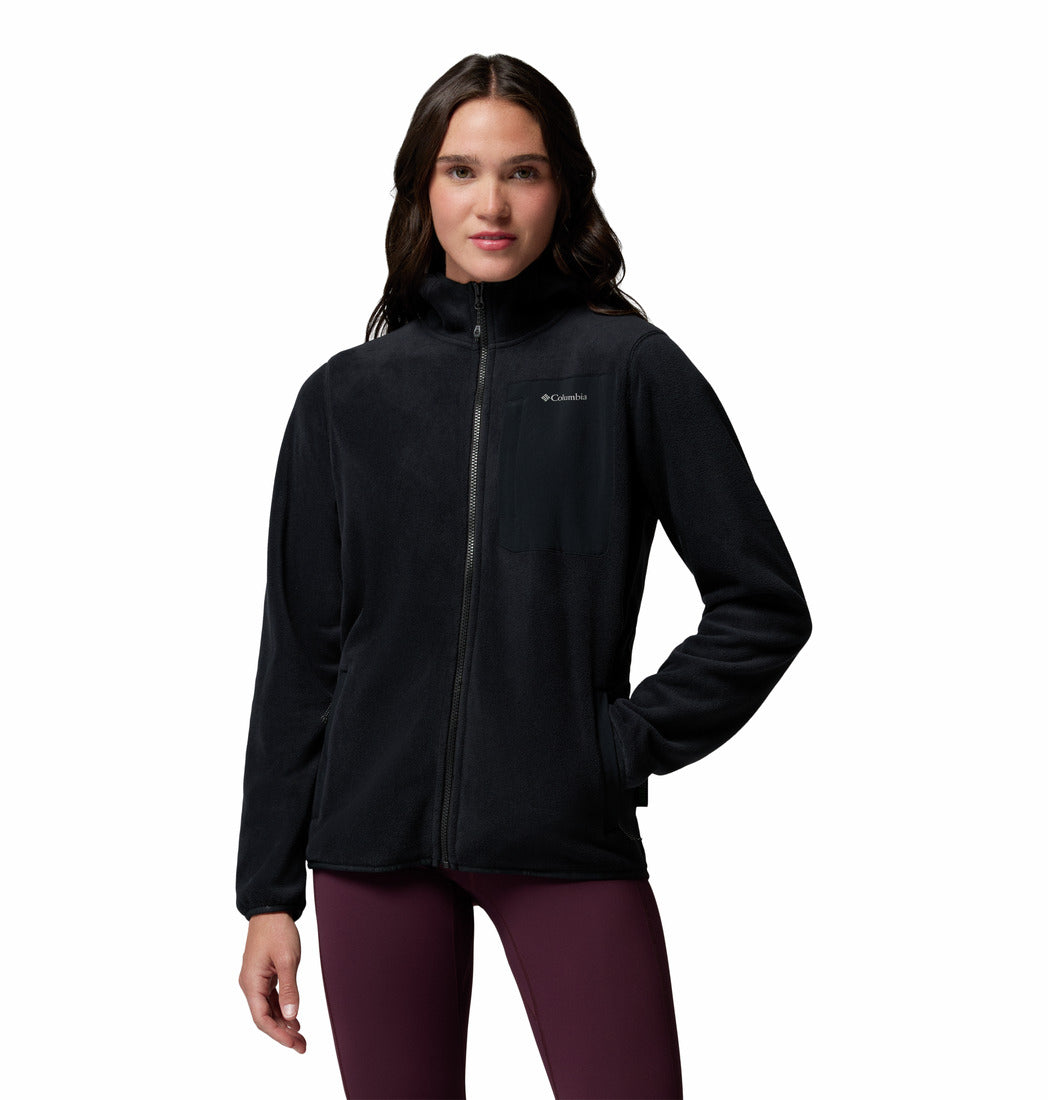 Columbia Women Black MTR Pacific Arch 200 Fleece Jacket