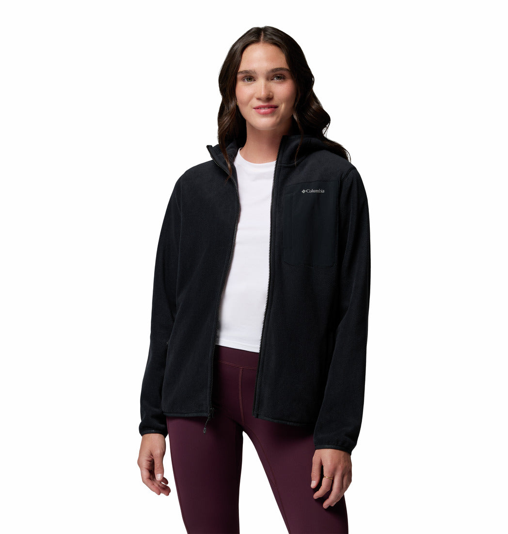 Columbia Women Black MTR Pacific Arch 200 Fleece Jacket