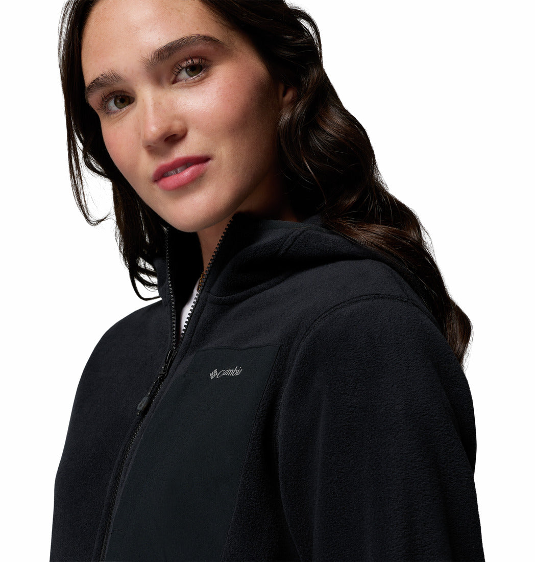 Columbia Women Black MTR Pacific Arch 200 Fleece Jacket