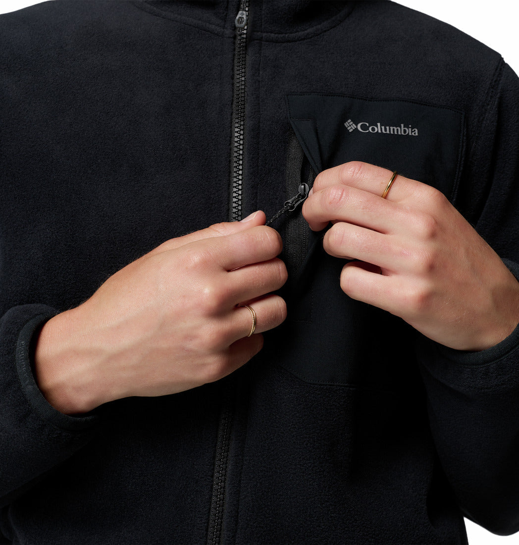 Columbia Women Black MTR Pacific Arch 200 Fleece Jacket