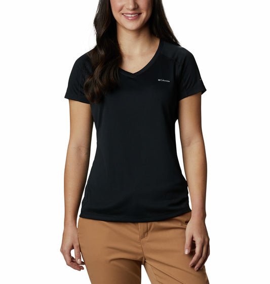 Columbia Women Black Zero Rules Short Sleeve T-Shirt