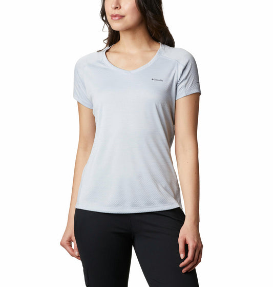 Columbia Womens Grey Zero Rules Short Sleeve Shirt