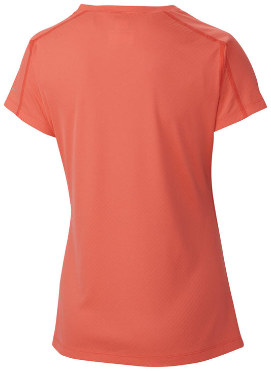 Columbia Women Orange Zero Rules Short Sleeve T-Shirt