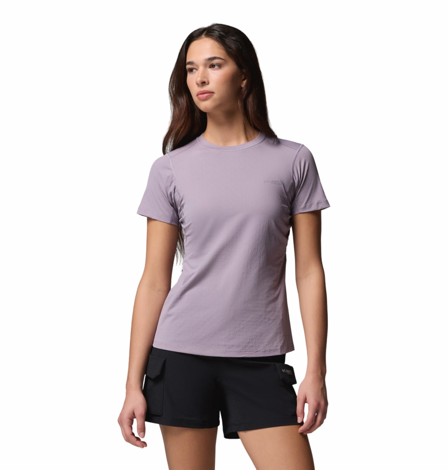 Columbia Women’s Purple Omni-Freeze Diamond Peak Pro Performance T-Shirt