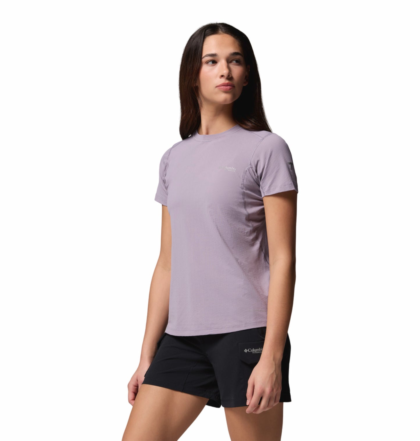 Columbia Women’s Purple Omni-Freeze Diamond Peak Pro Performance T-Shirt