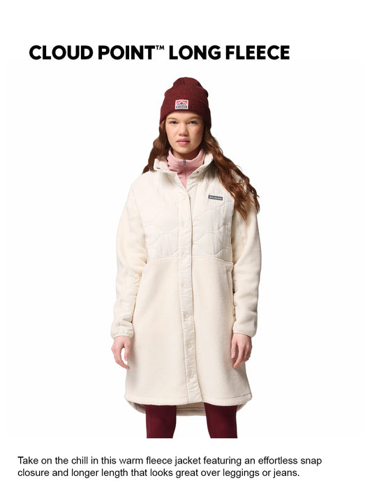 Columbia Women White Cloud Point Fleece Jacket