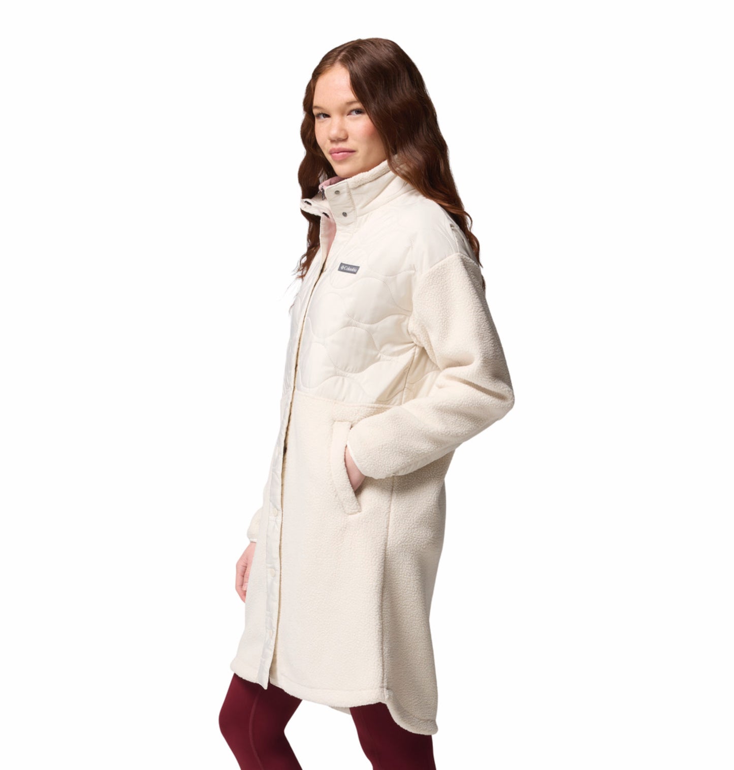 Columbia Women White Cloud Point Fleece Jacket