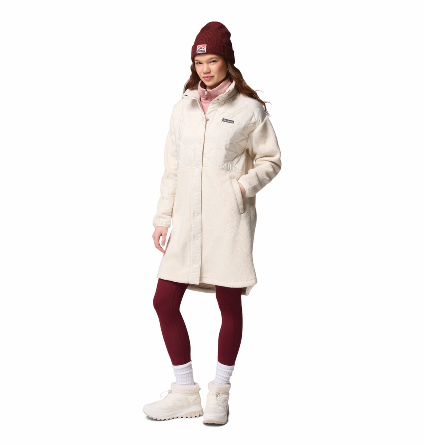 Columbia Women White Cloud Point Fleece Jacket