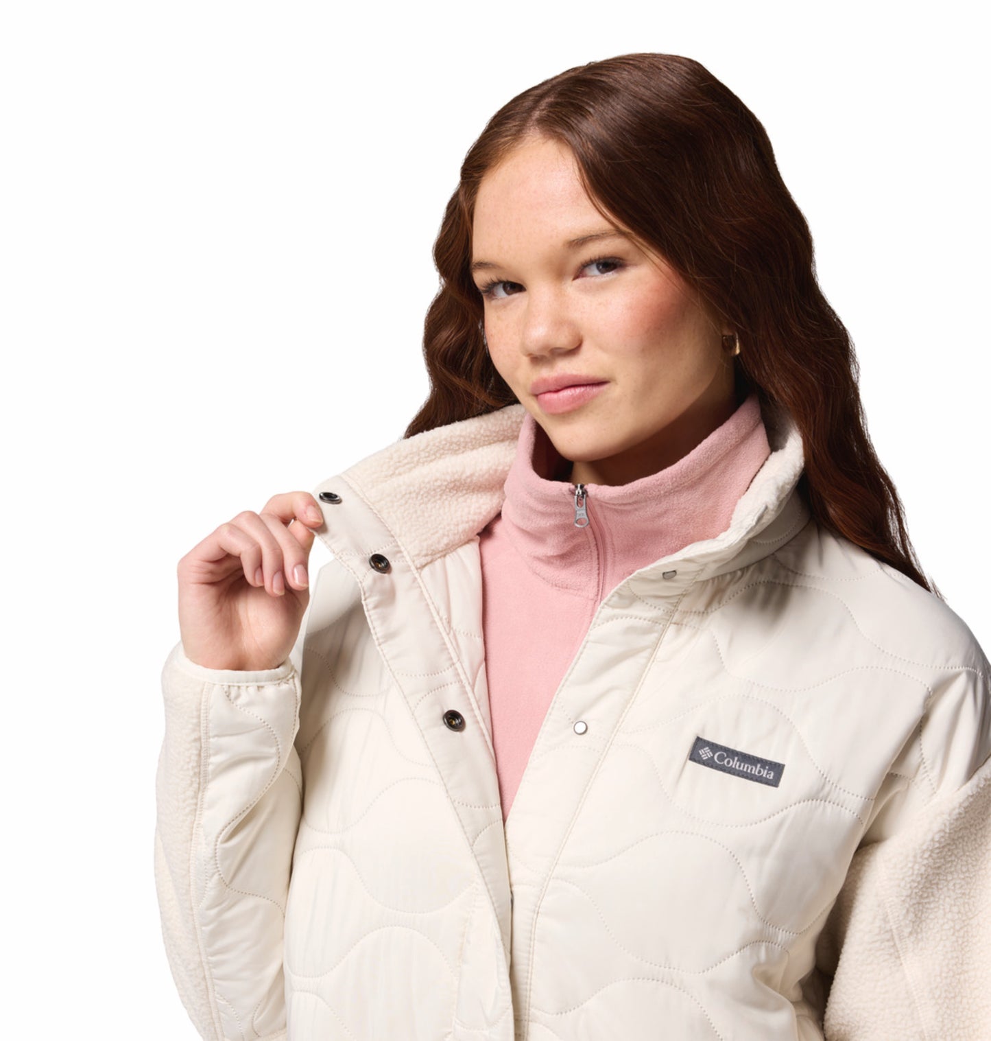 Columbia Women White Cloud Point Fleece Jacket