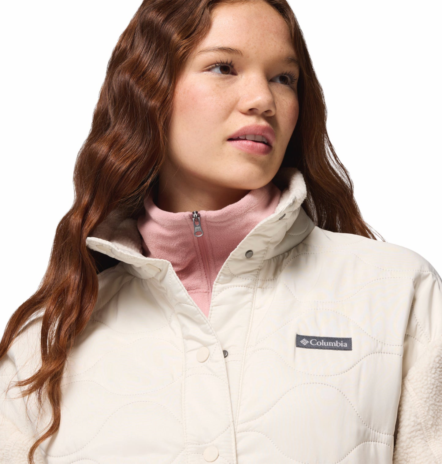 Columbia Women White Cloud Point Fleece Jacket