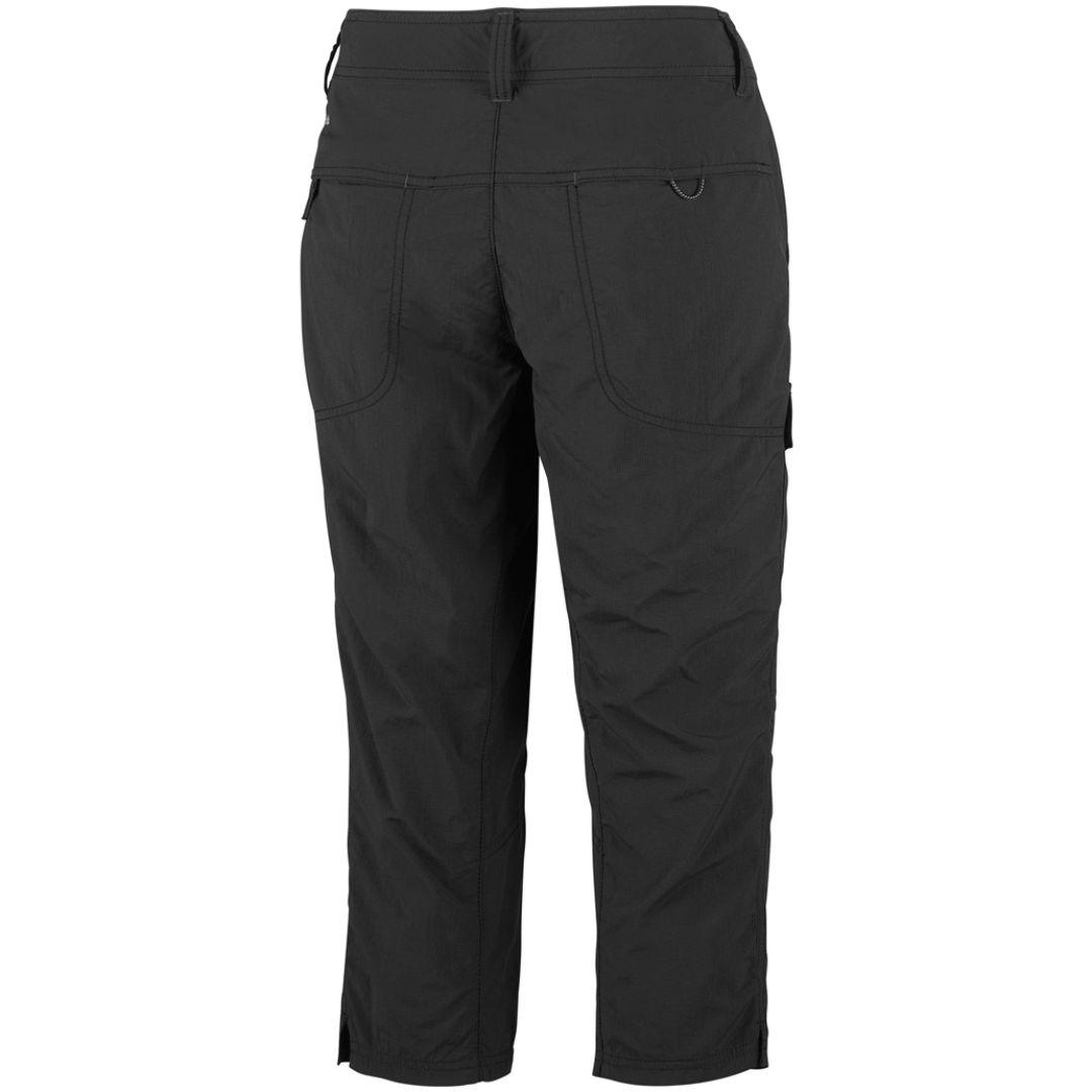 Columbia Women Black Omni-Wick Silver Ridge Capri