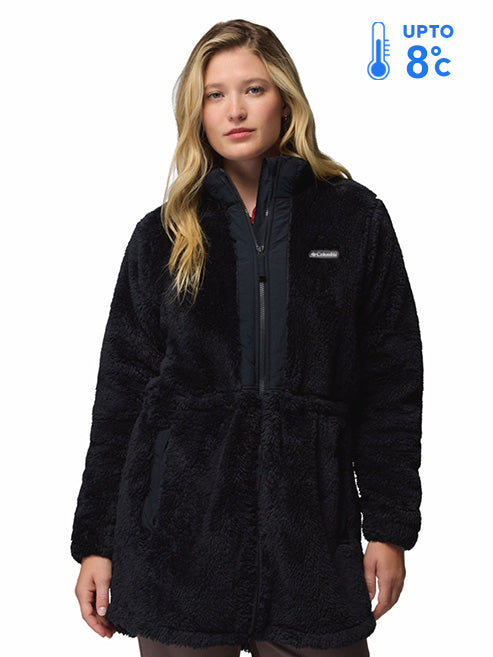 Columbia Women Black Boundless Discovery Fleece Jacket