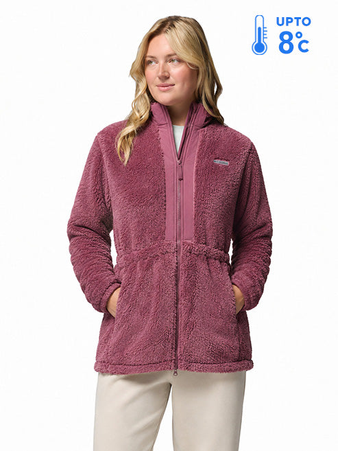 Columbia Women Purple Boundless Discovery Fleece Jacket