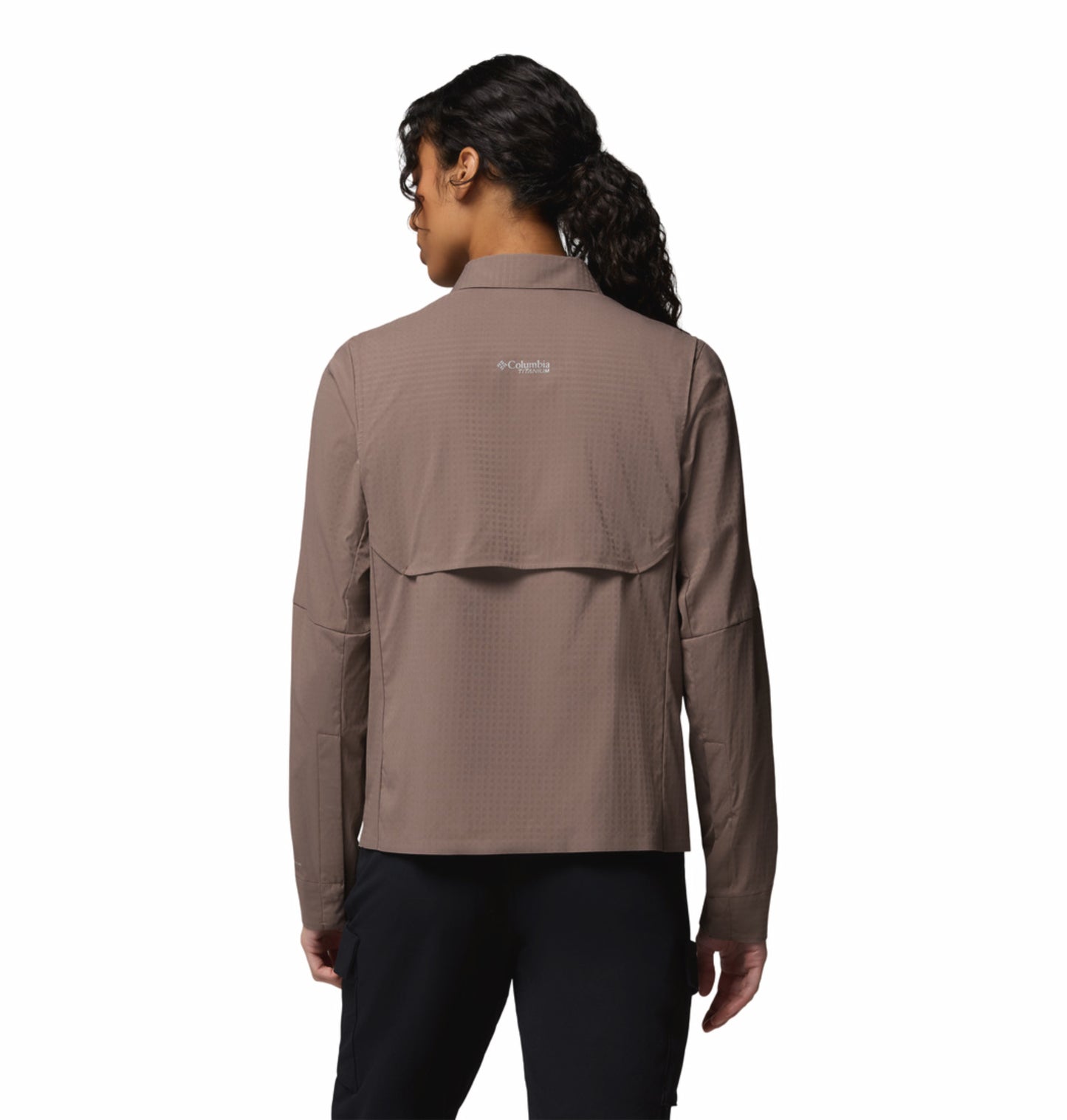 Columbia Women Mauve Omni-Freeze Ridge Ascent Long Sleeve Shirt