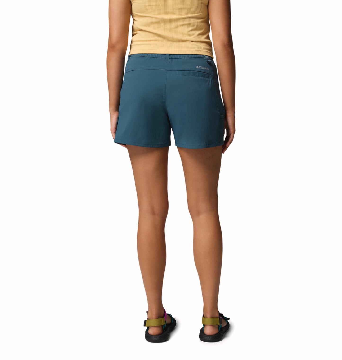 Columbia Women Blue Omni-Shield Weekend Rays Short