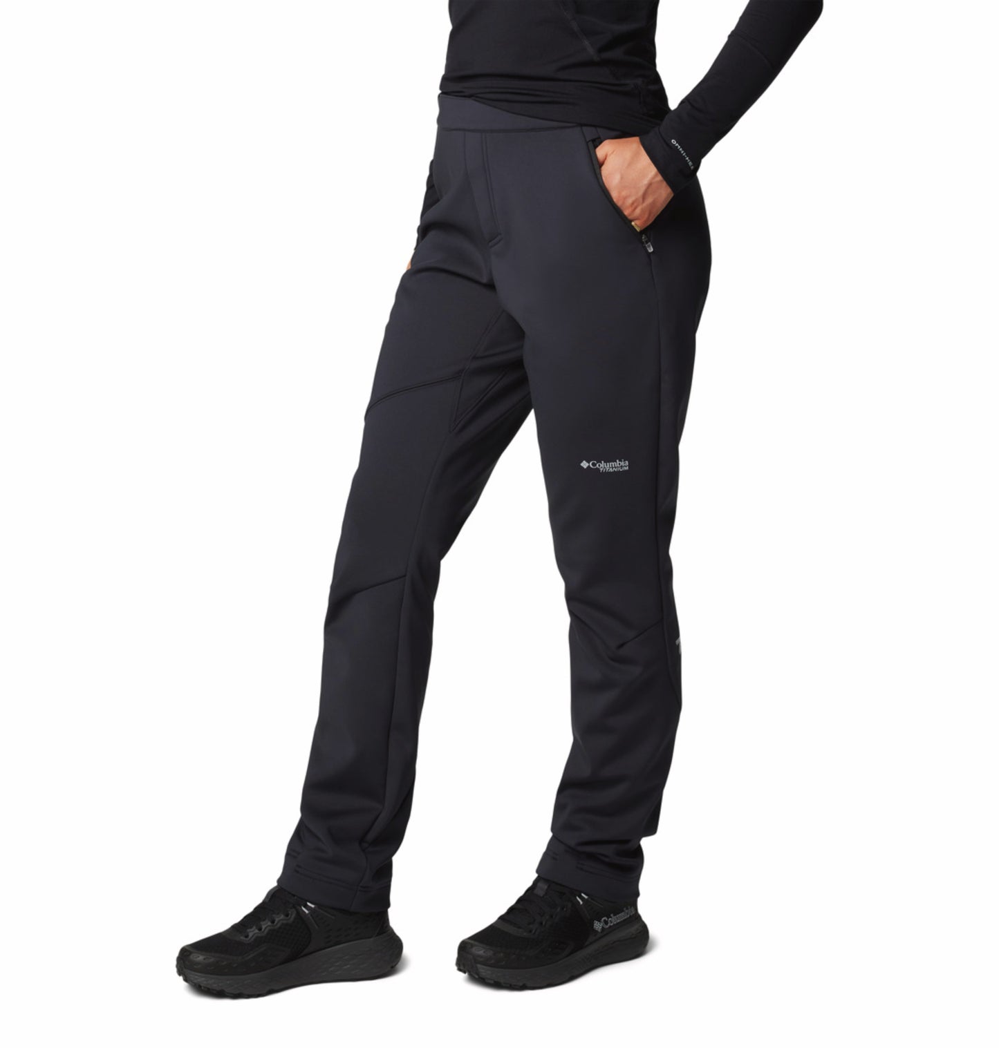 Columbia Women Black Omni-Shield Vast Canyon Softshell Pant