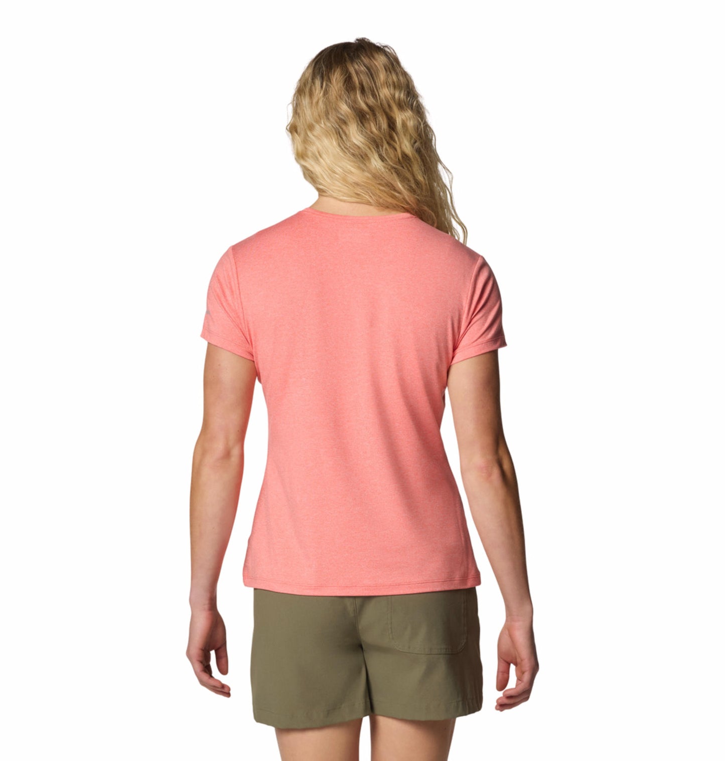 Columbia Womens Pink Omni-Wick Sloan Ridge Graphic Short Sleeve Tshirt