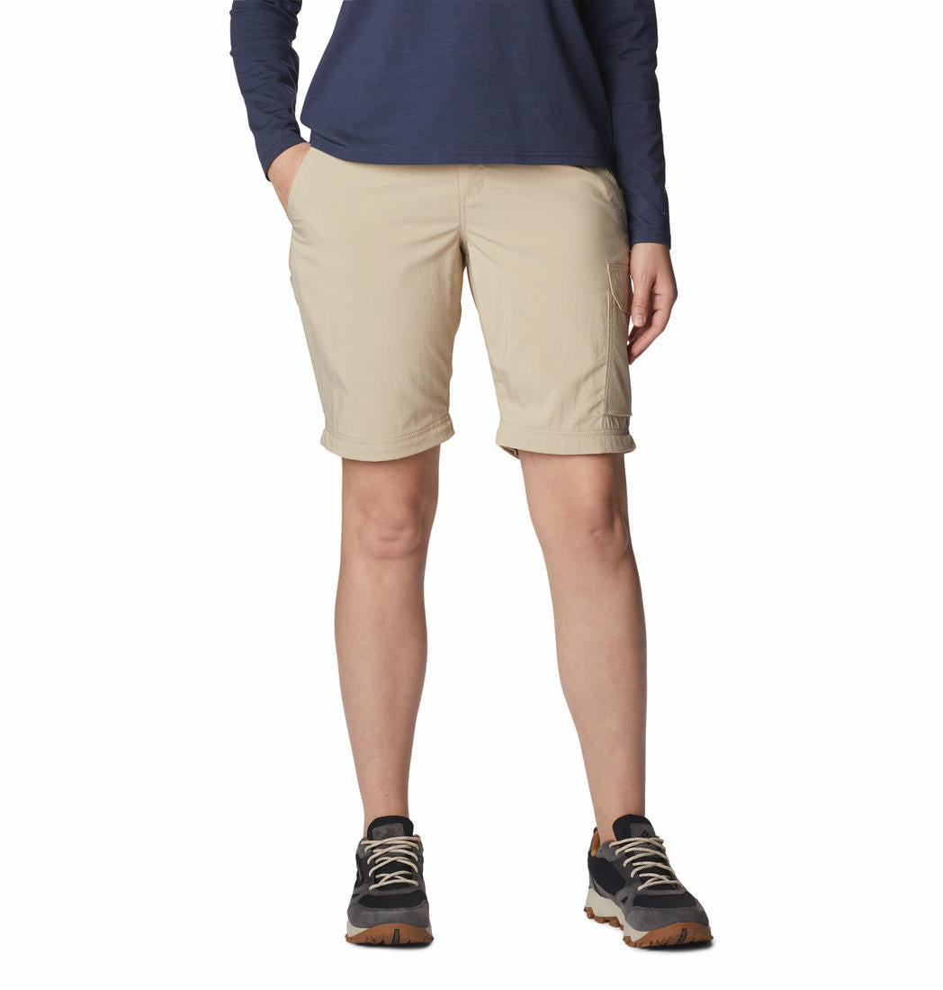 Columbia Women Beige Silver Ridge Utility Convertible Pant