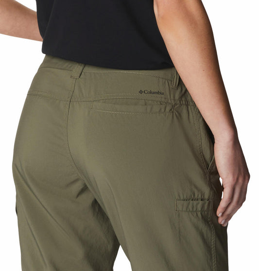 Columbia Women Green Silver Ridge Utility Convertible Pant