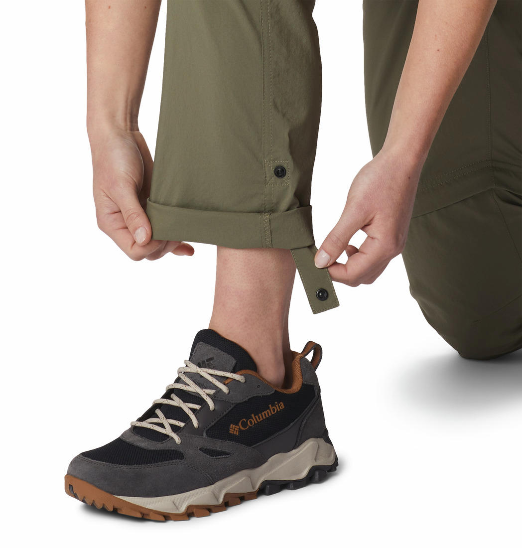 Columbia Women Green Silver Ridge Utility Convertible Pant