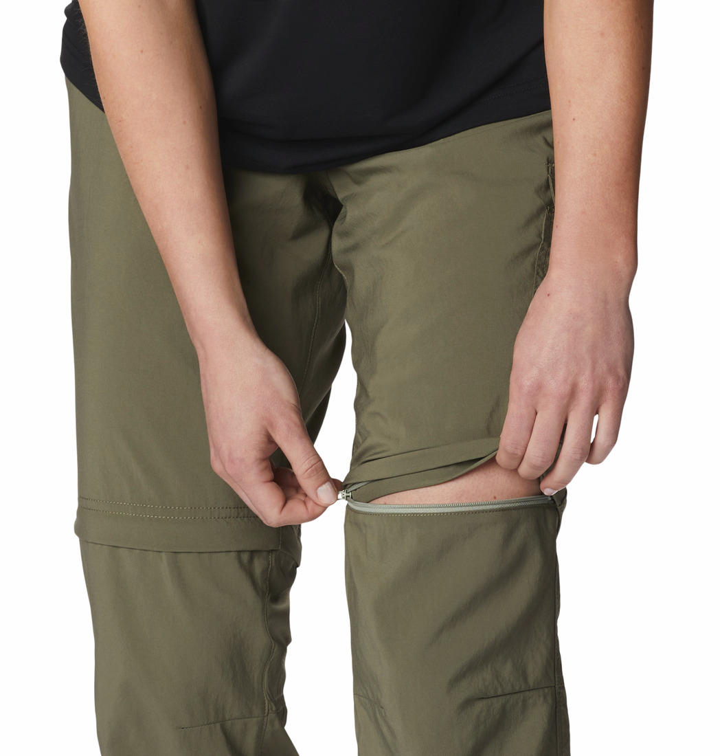 Columbia Women Green Silver Ridge Utility Convertible Pant