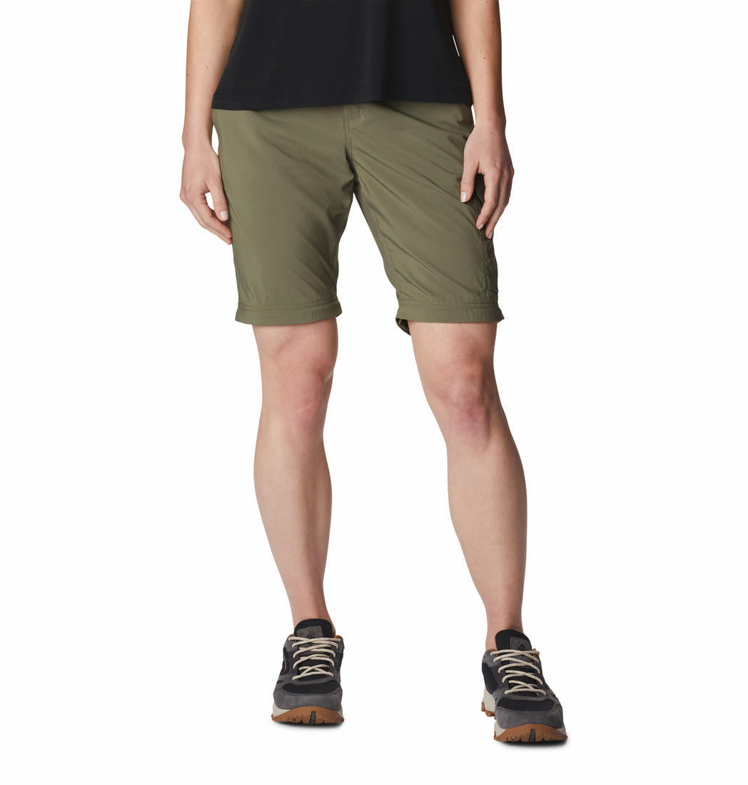 Columbia Women Green Silver Ridge Utility Convertible Pant