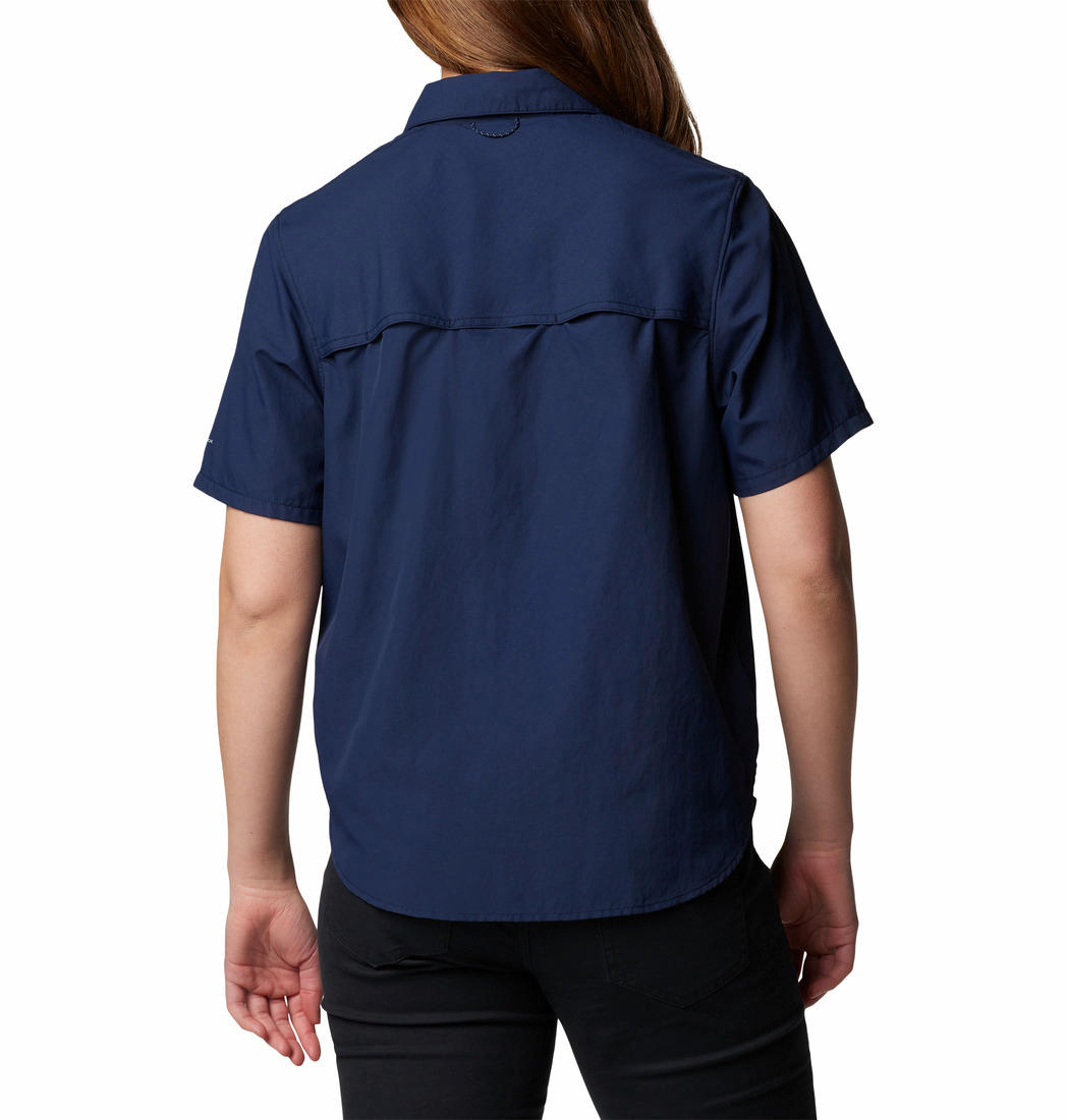 Columbia Womens Blue Silver Ridge 3.0 SS