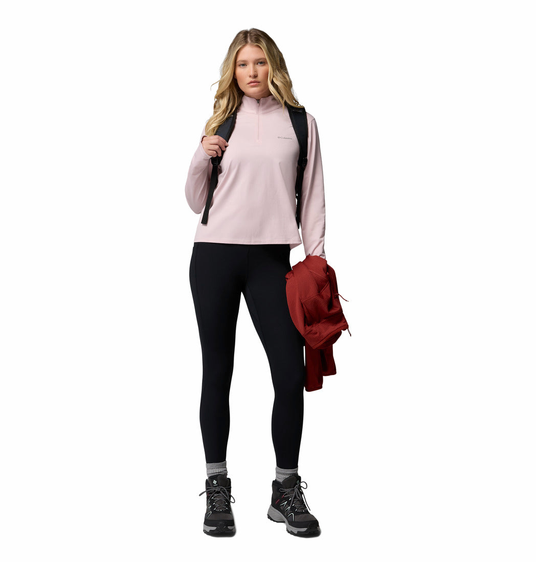 Columbia Women Pink Omni-Shade Seeker Legend II Tshirt