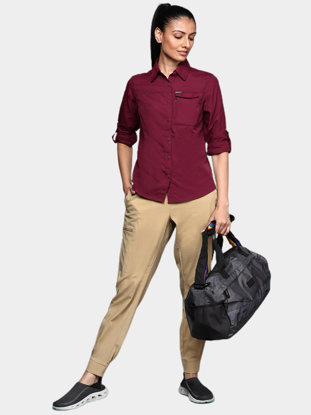 Columbia Women Beige On The Go Joggers