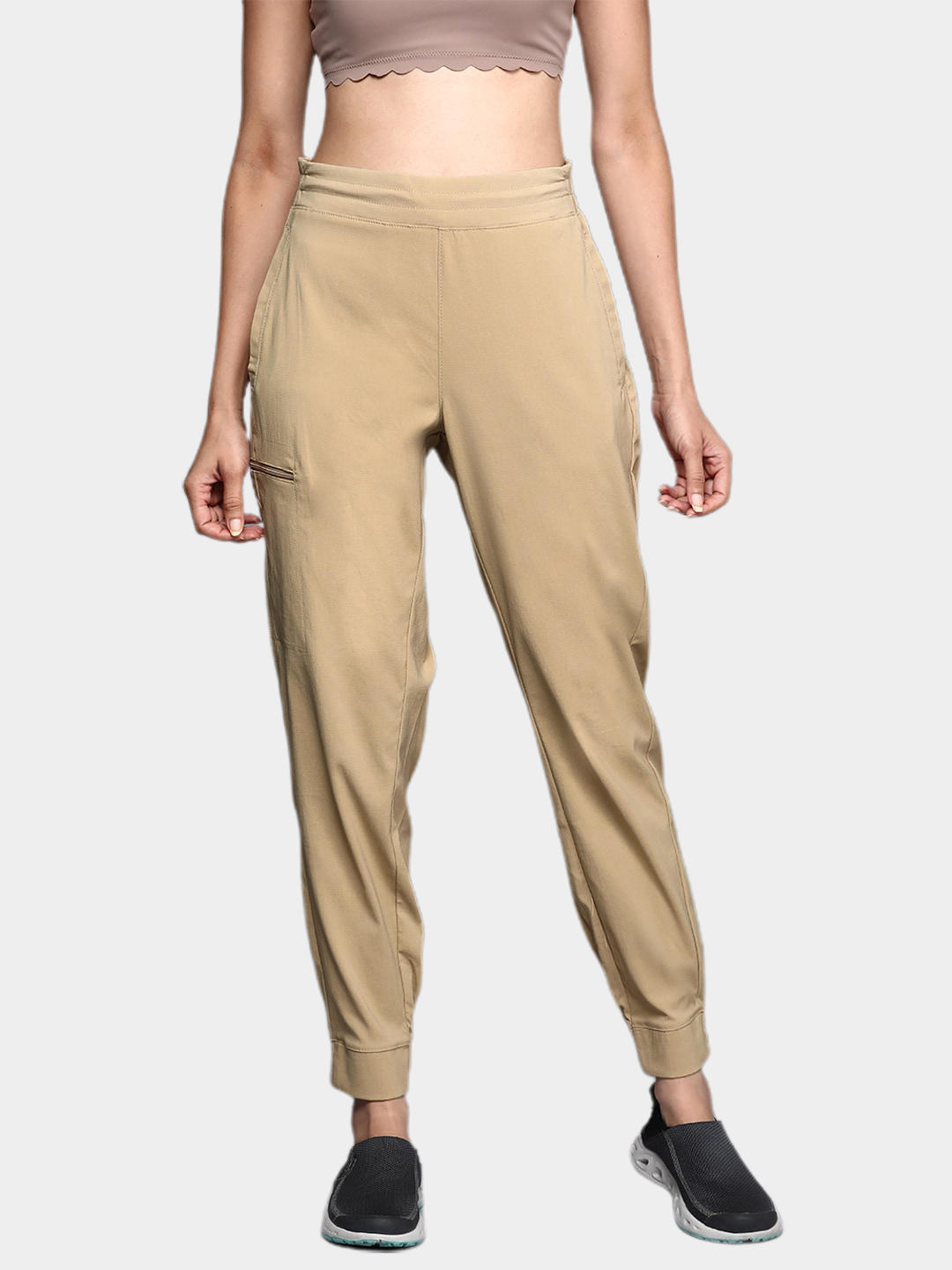 Columbia Women Beige On The Go Joggers