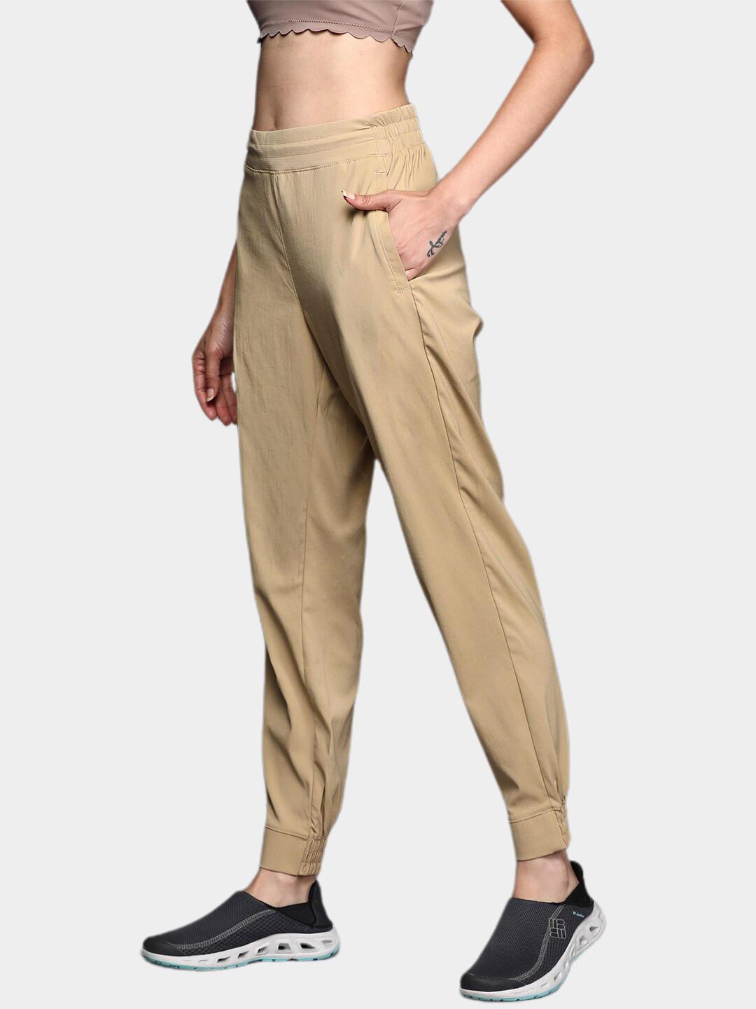 Columbia Women Beige On The Go Joggers