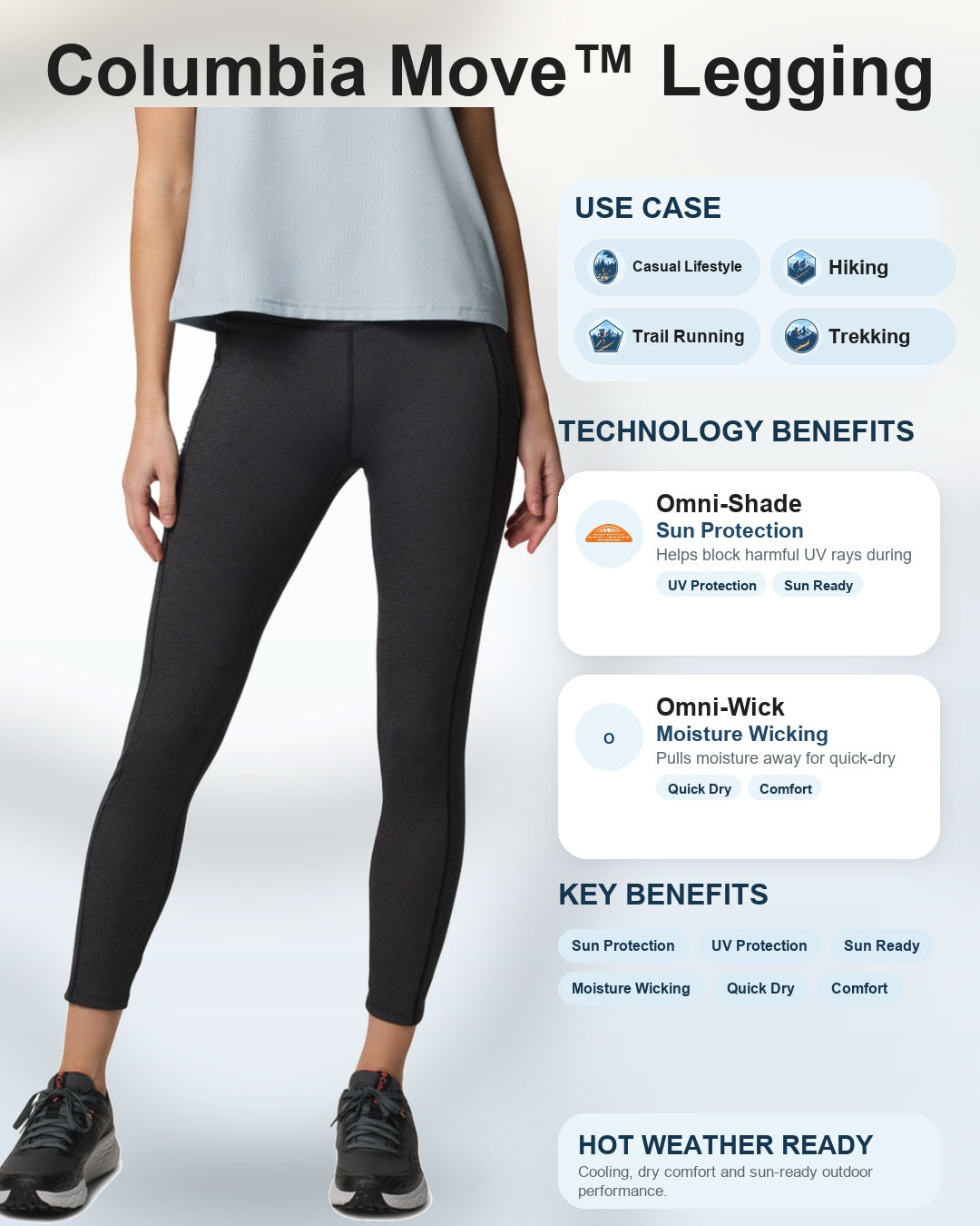 women black omni shade move legging