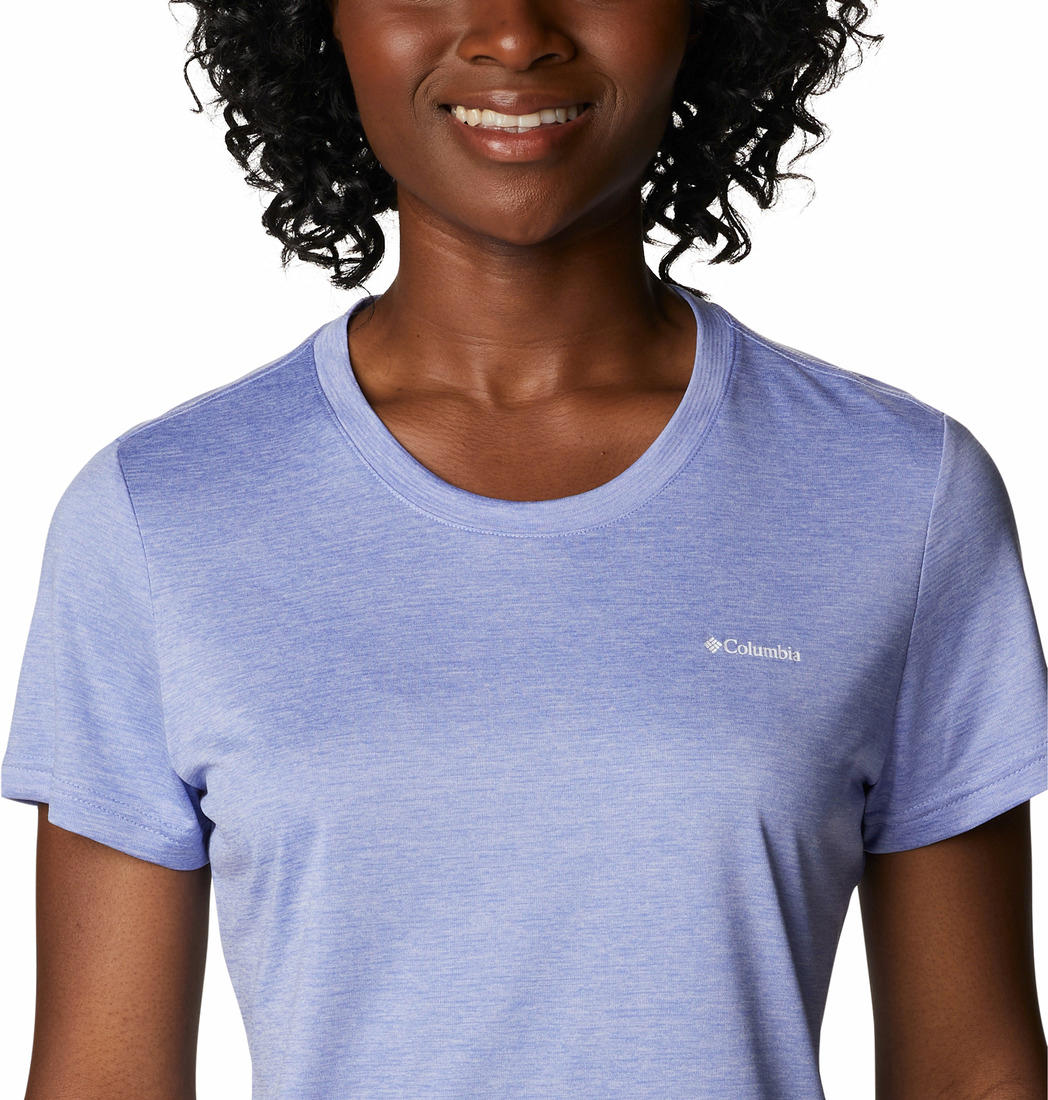 Columbia Women Purple Columbia Hike SS Crew T-Shirt