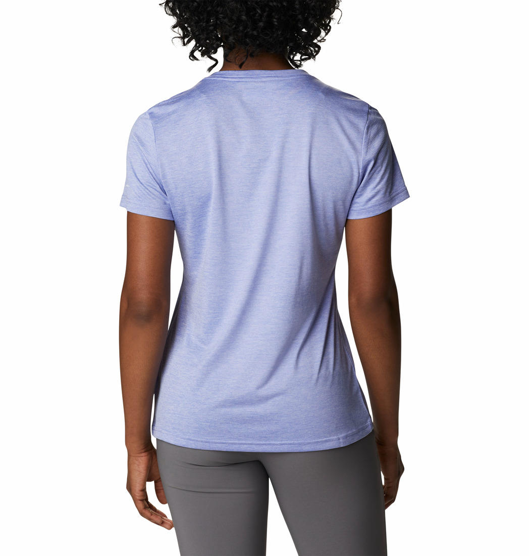 Columbia Women Purple Columbia Hike SS Crew T-Shirt