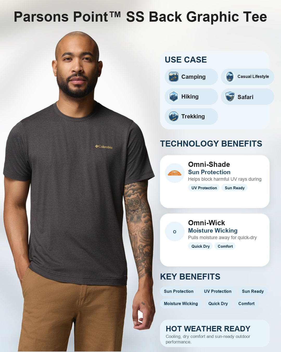 men black omni shade parsons point tshirt plus size