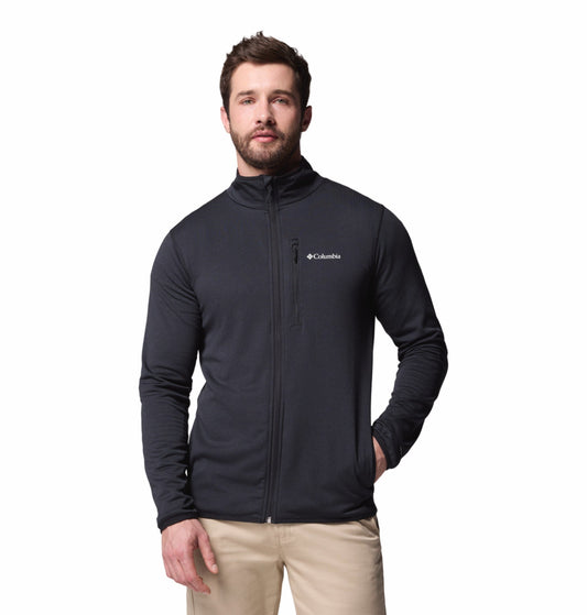 men black omni wick essential hike grid fleece jacket plus size