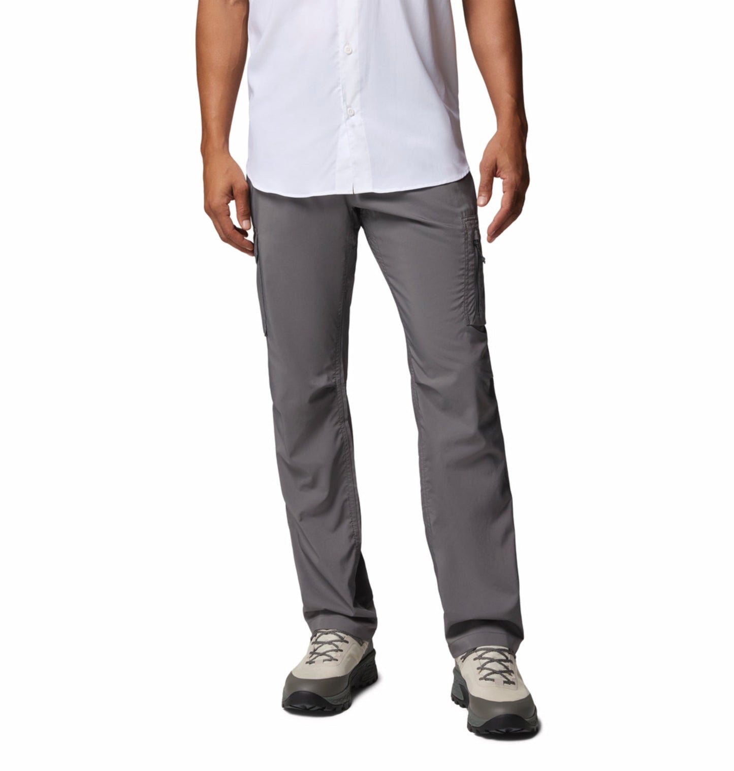 men grey omni shade silver ridge utility pant plus size