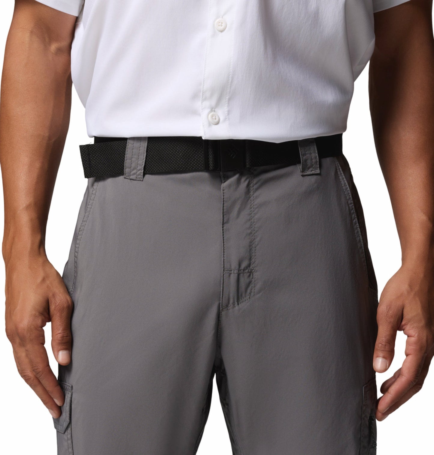 men grey omni shade silver ridge utility pant plus size