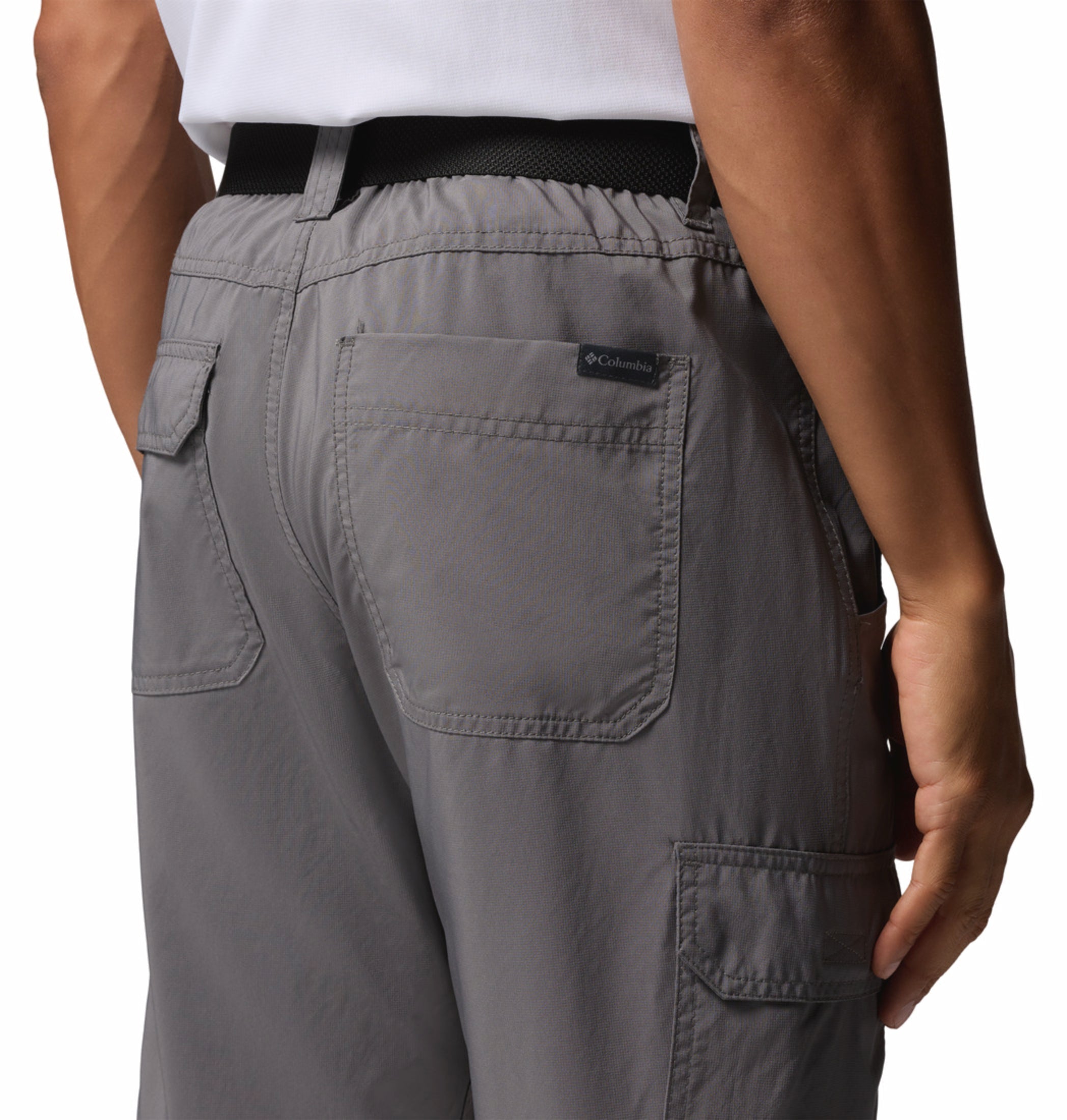 men grey omni shade silver ridge utility pant plus size