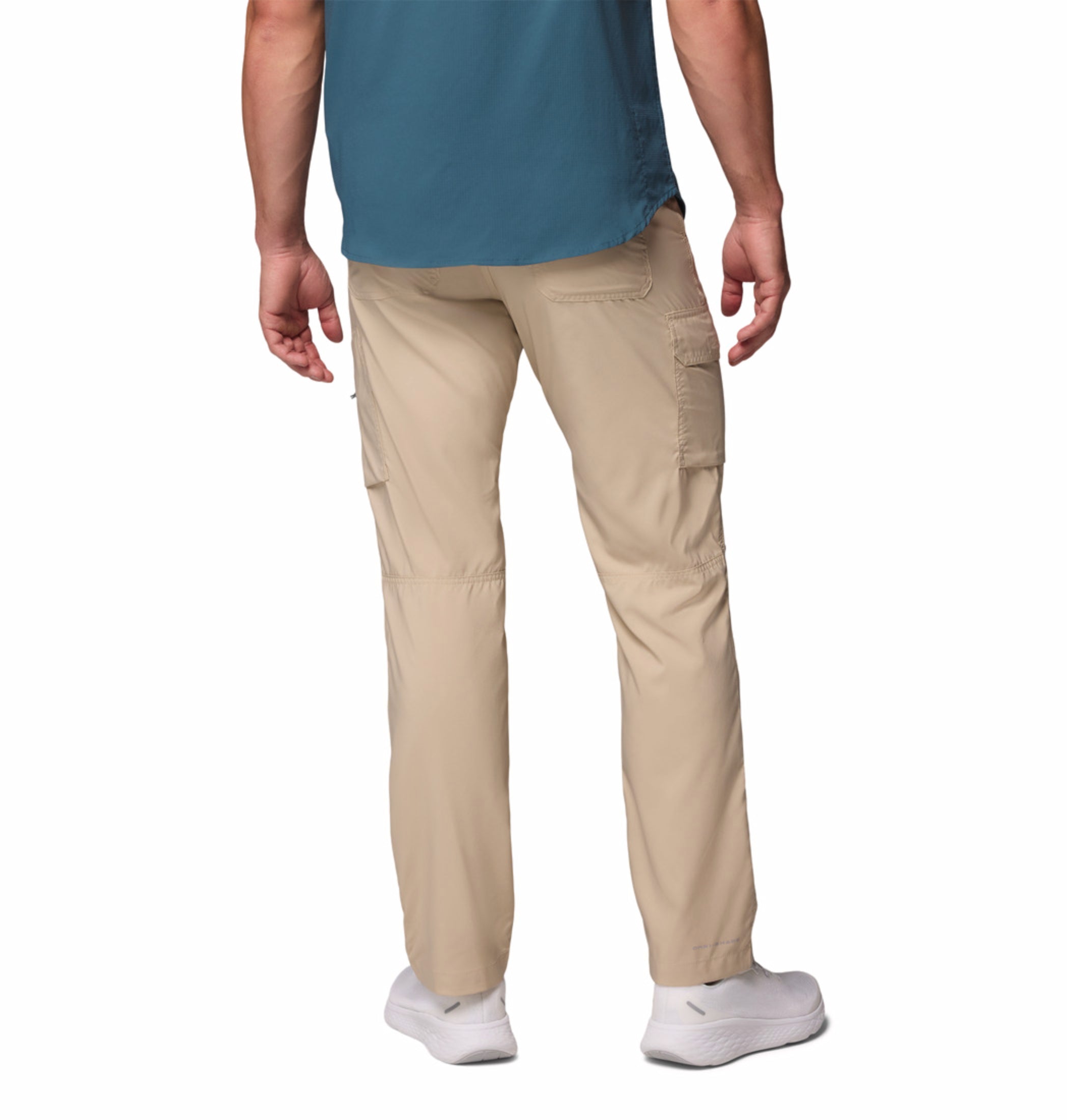 men beige omni shade silver ridge utility pant plus size