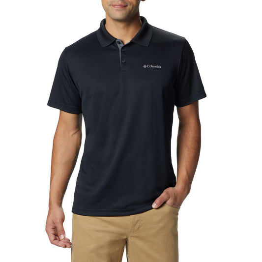 Columbia Men Black Utilizer Polo T-Shirt