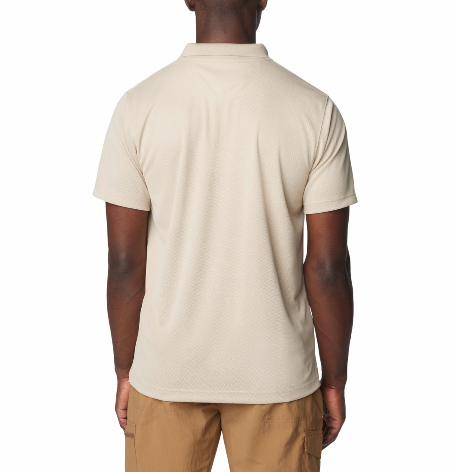 Columbia Mens Beige Omni-Wick Utilizer Polo Tshirt