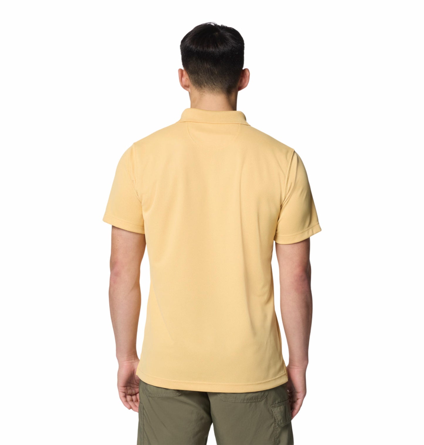 Columbia Mens Yellow Omni-Wick Utilizer Polo Tshirt