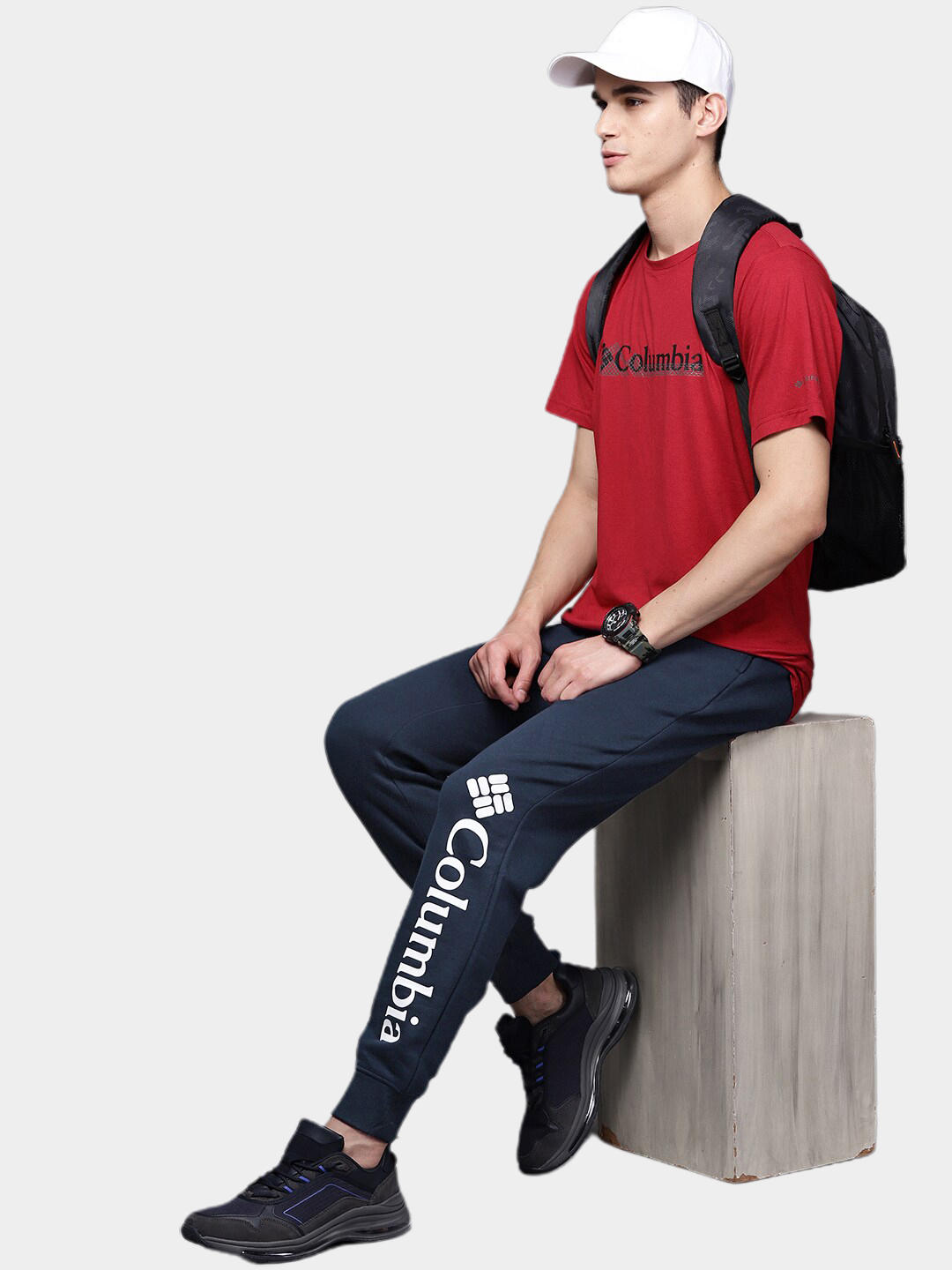 Columbia Men Navy Blue M CSC Logo Fleece II Joggers
