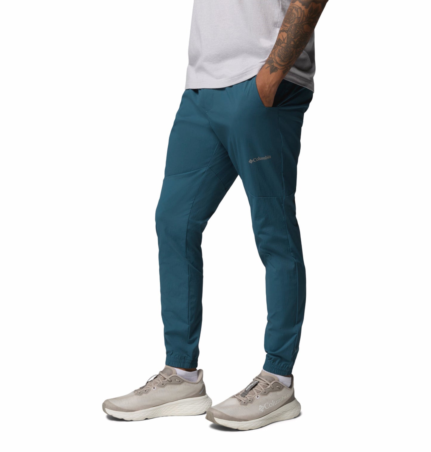 Columbia Men Blue Omni-Shield Tech Wind Pant